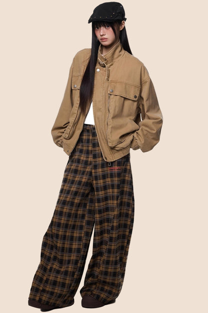 Autumn Vintage Cargo Jacket