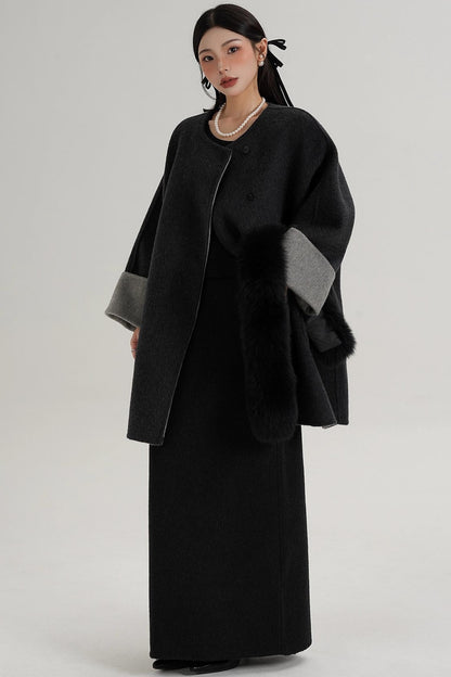 Elegant Wool Pencil Skirt