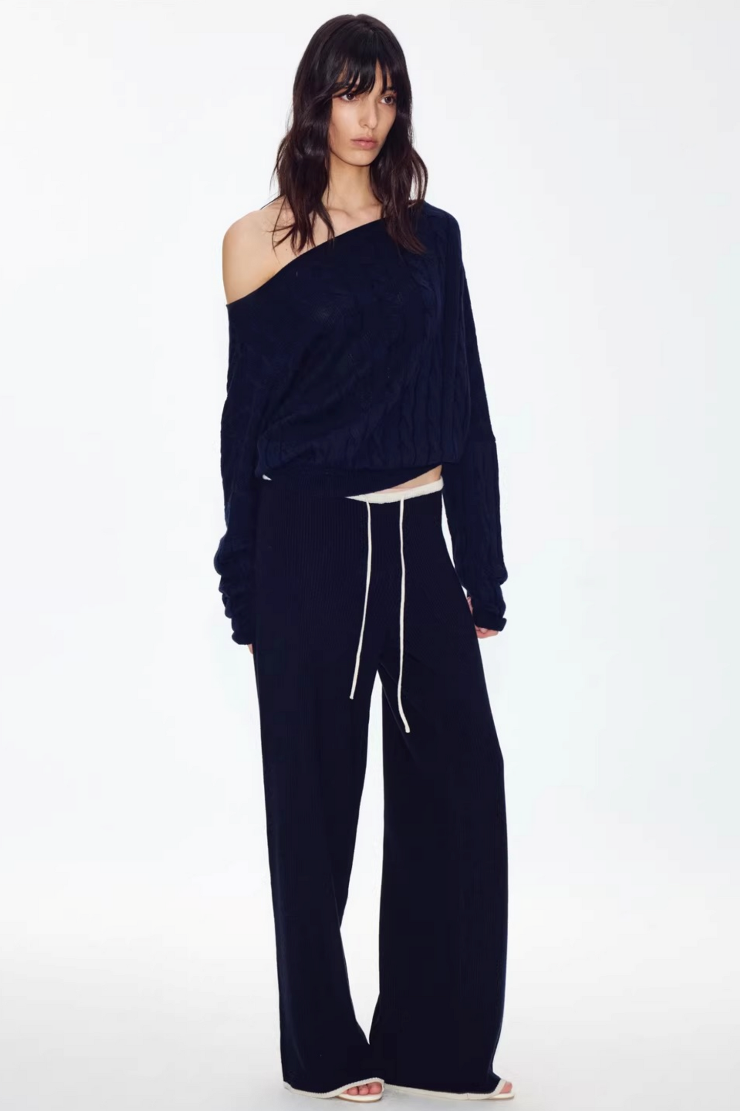 Woll-Off-Shoulder-Strick-Set