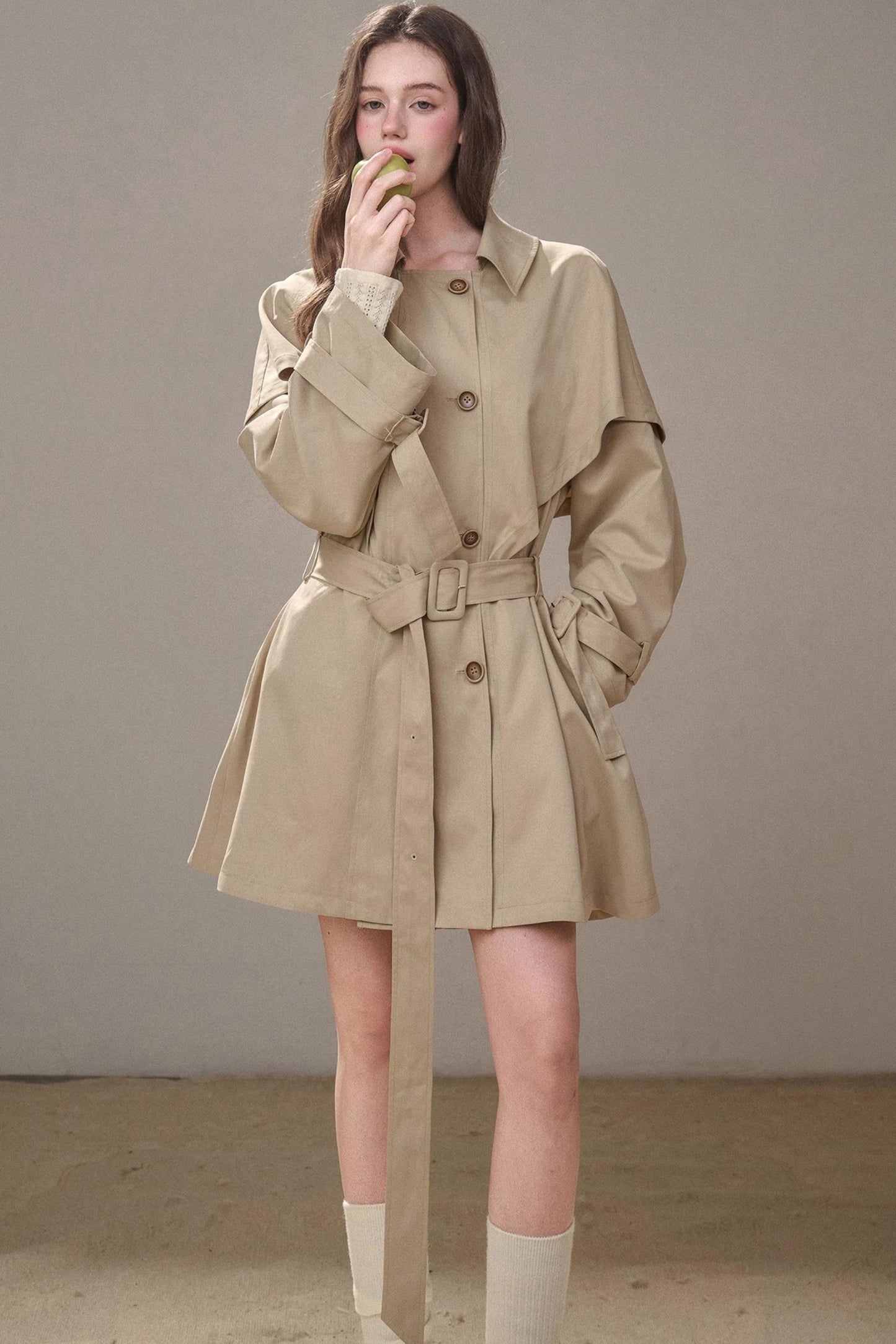 Retro Loose Trench Coat