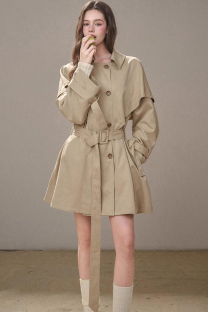 Retro Loose Trench Coat