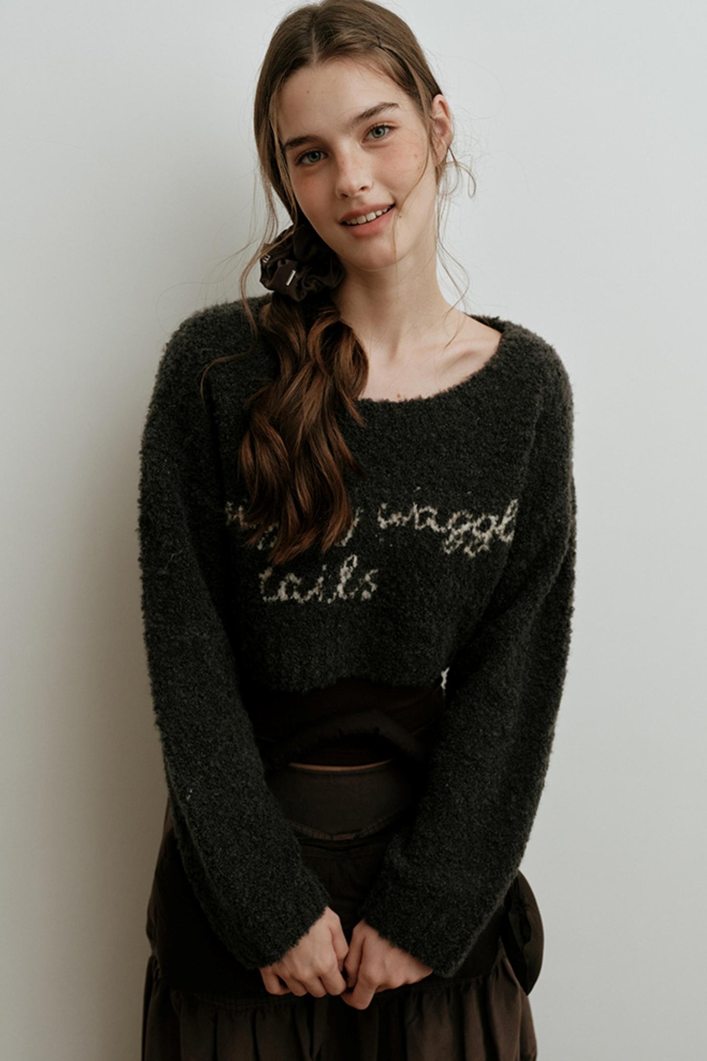 Light Luxury Wool Jacquard Top