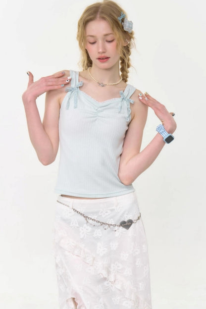 Retro Chic Bow Tank Top