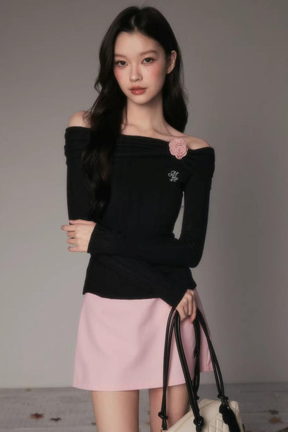 Off-Shoulder Floral Top