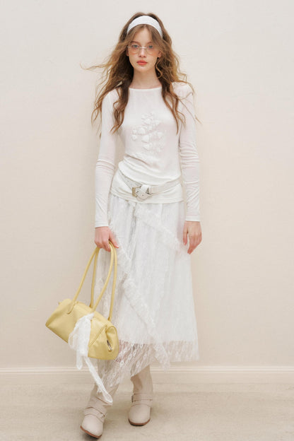 Lattice Loungewear Top