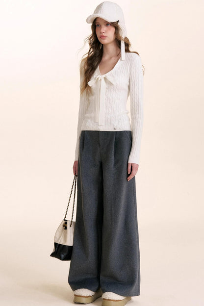 Delicate Floral Knit Top