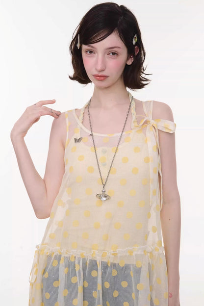 Sweet Wave Polka Dot Dress