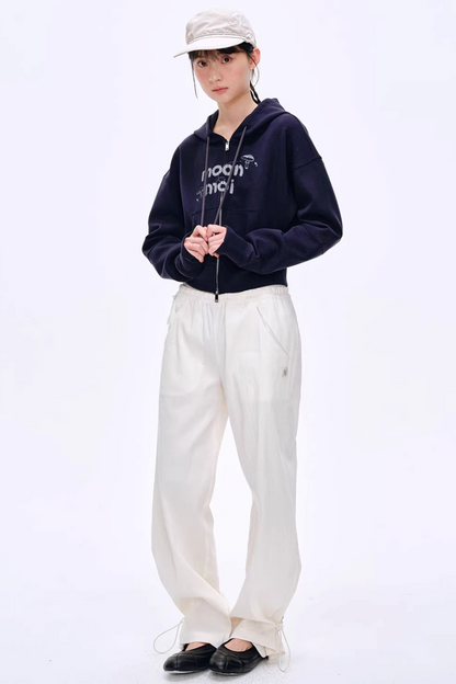 Lyocell Blend Color-Block Pants