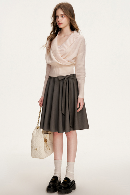 Tencel Wool A-Line Skirt Set