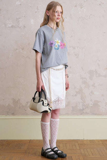 Summer Lace Short Skirt