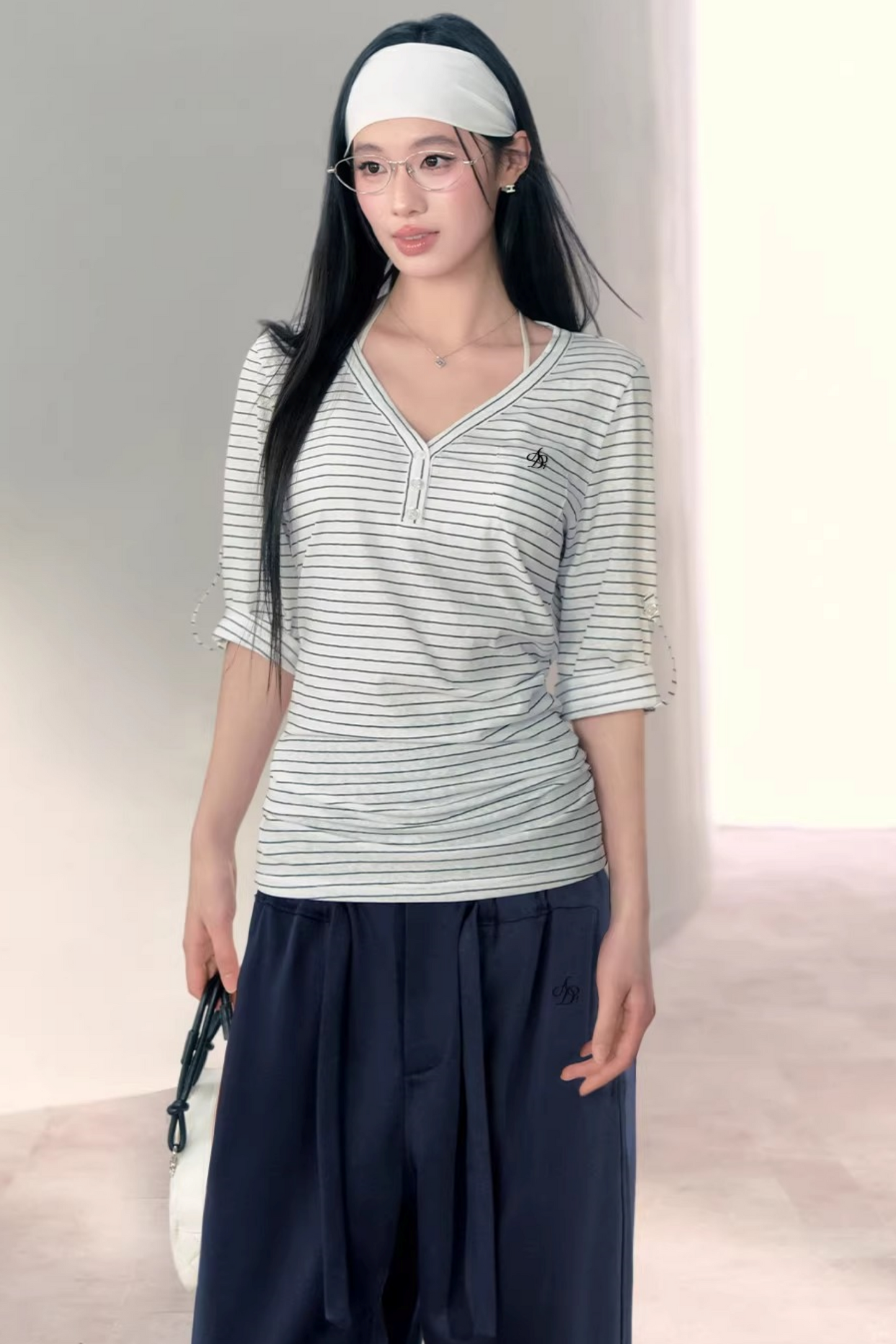 Snowflake Linen Blouse