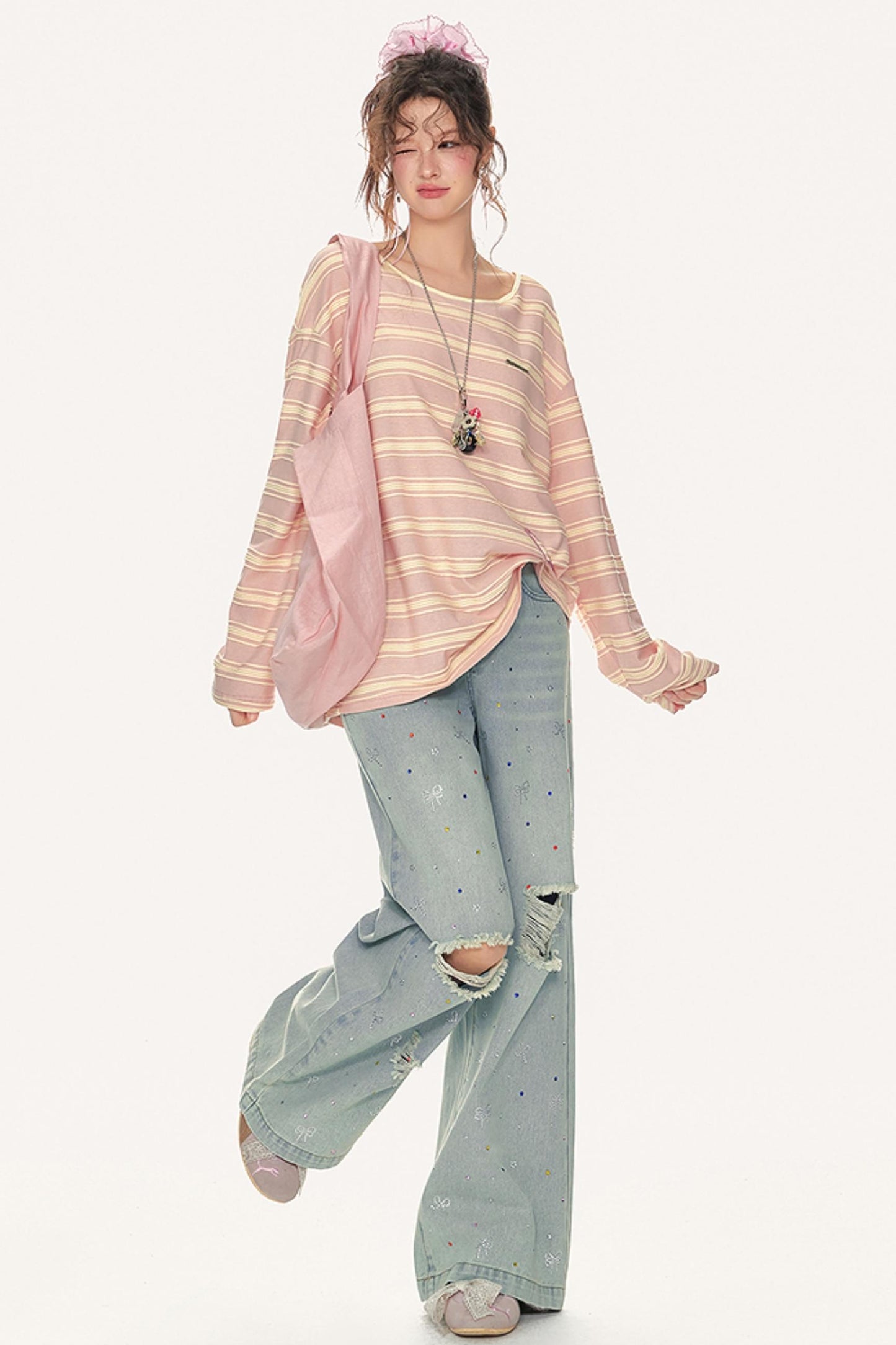 Striped Long Sleeve T-Shirt