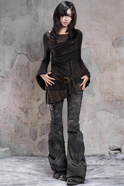 Vintage Patchwork Knitted Top