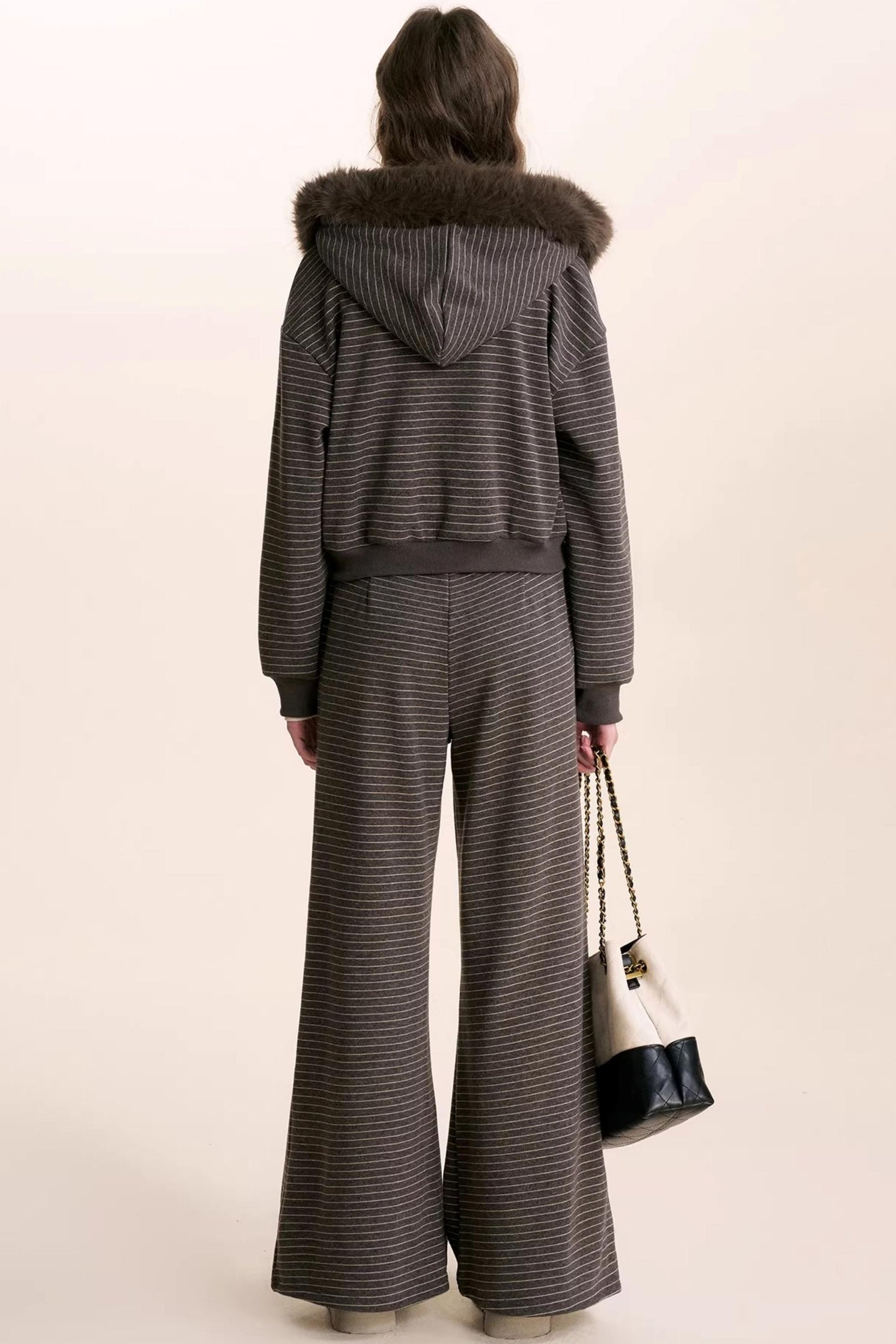 Composite Silver Fox Knit Jacket Set-Up