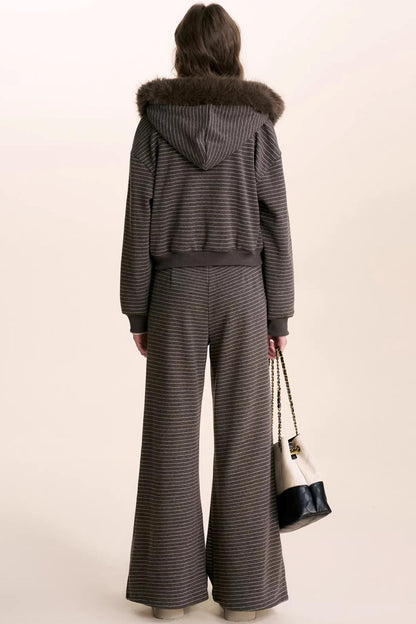 Composite Silver Fox Knit Jacket Set-Up