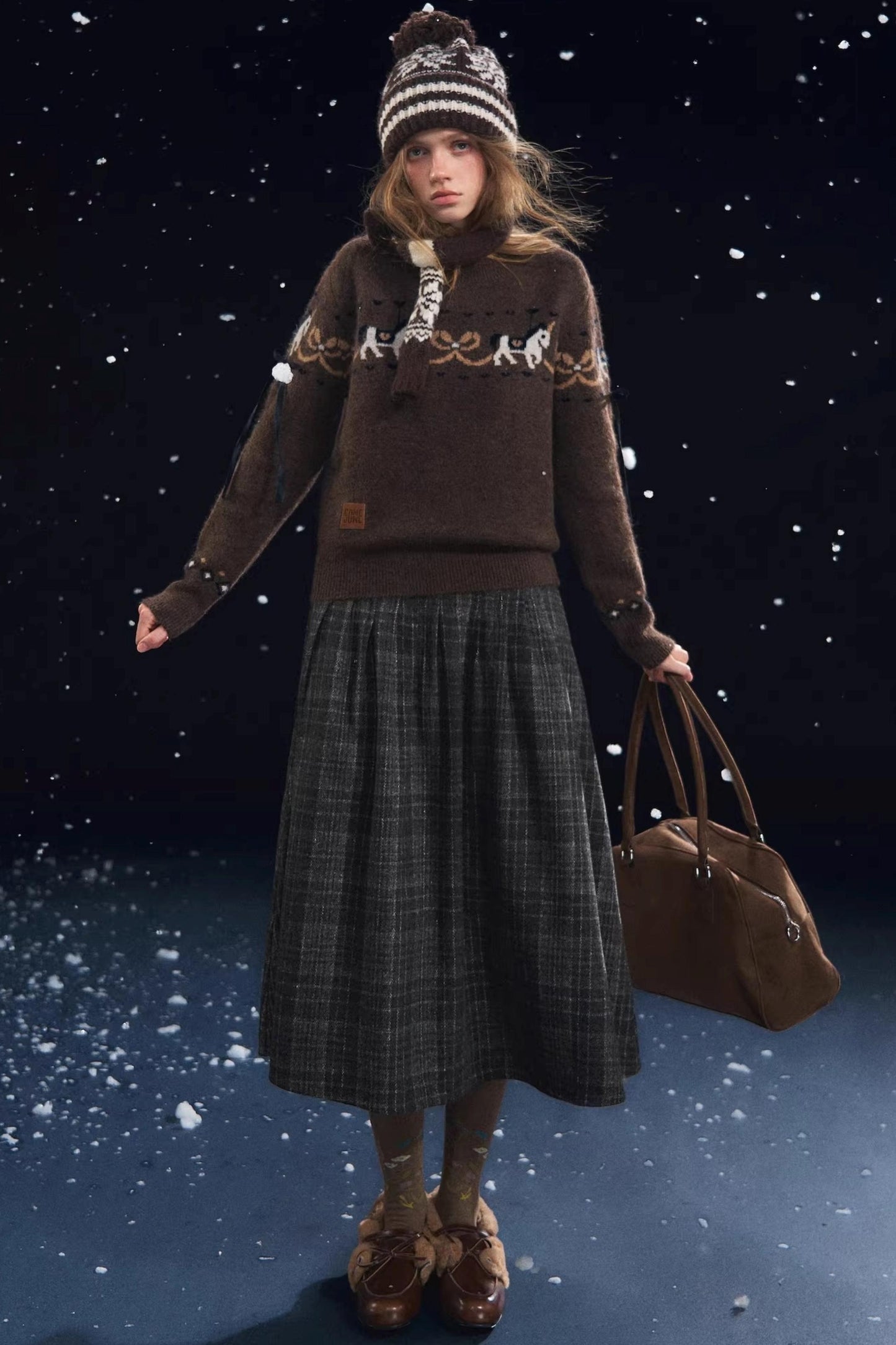 Fun Spinning Pony Jacquard Sweater