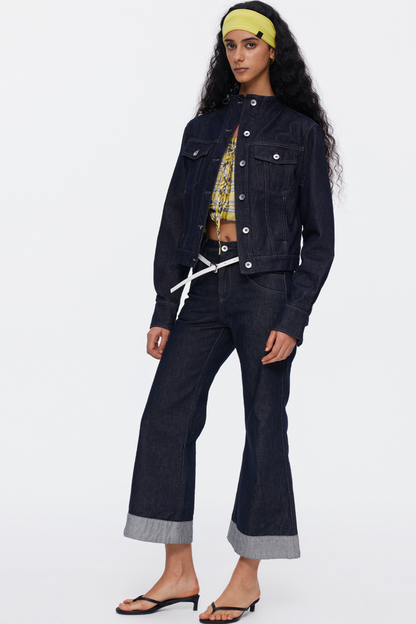 Vintage Flared Denim Pants