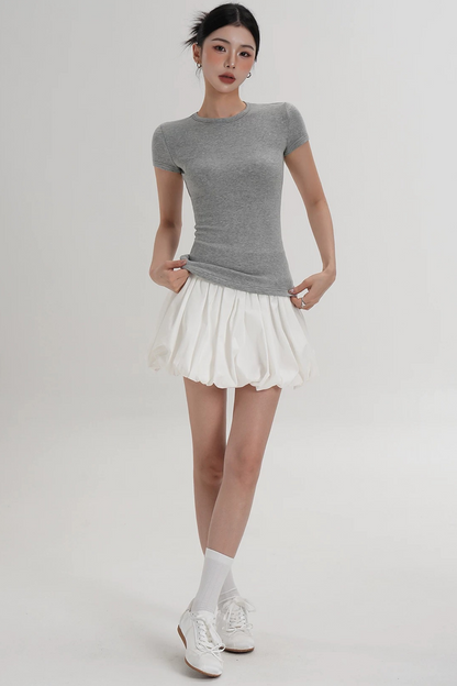 Elegant Wool Waist-Slimming Top