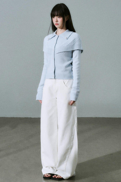 Cashmere Wool Blend Cape Top