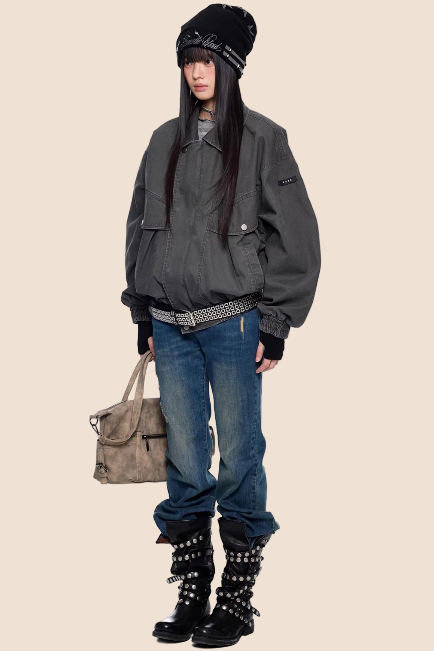 Mikro-weit Retro Schlaghosen