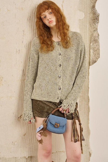 Vintage Crocheted Cardigan