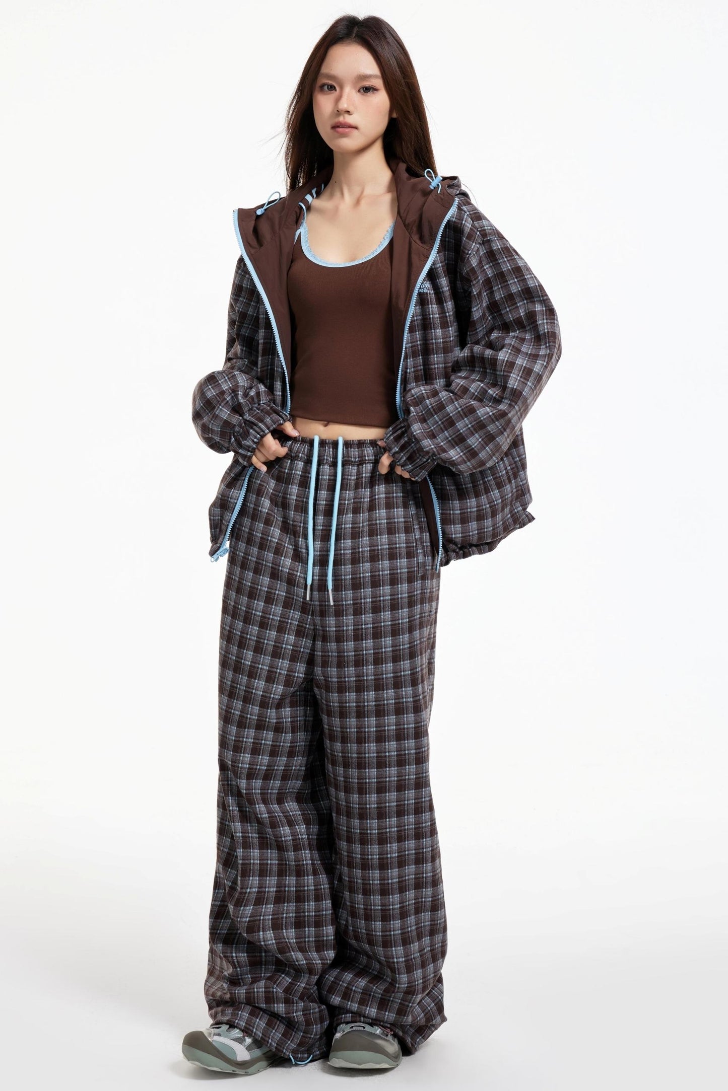 Lux Stripe Hooded Jacket Set-Up