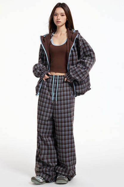 Lux Stripe Hooded Jacket Set-Up