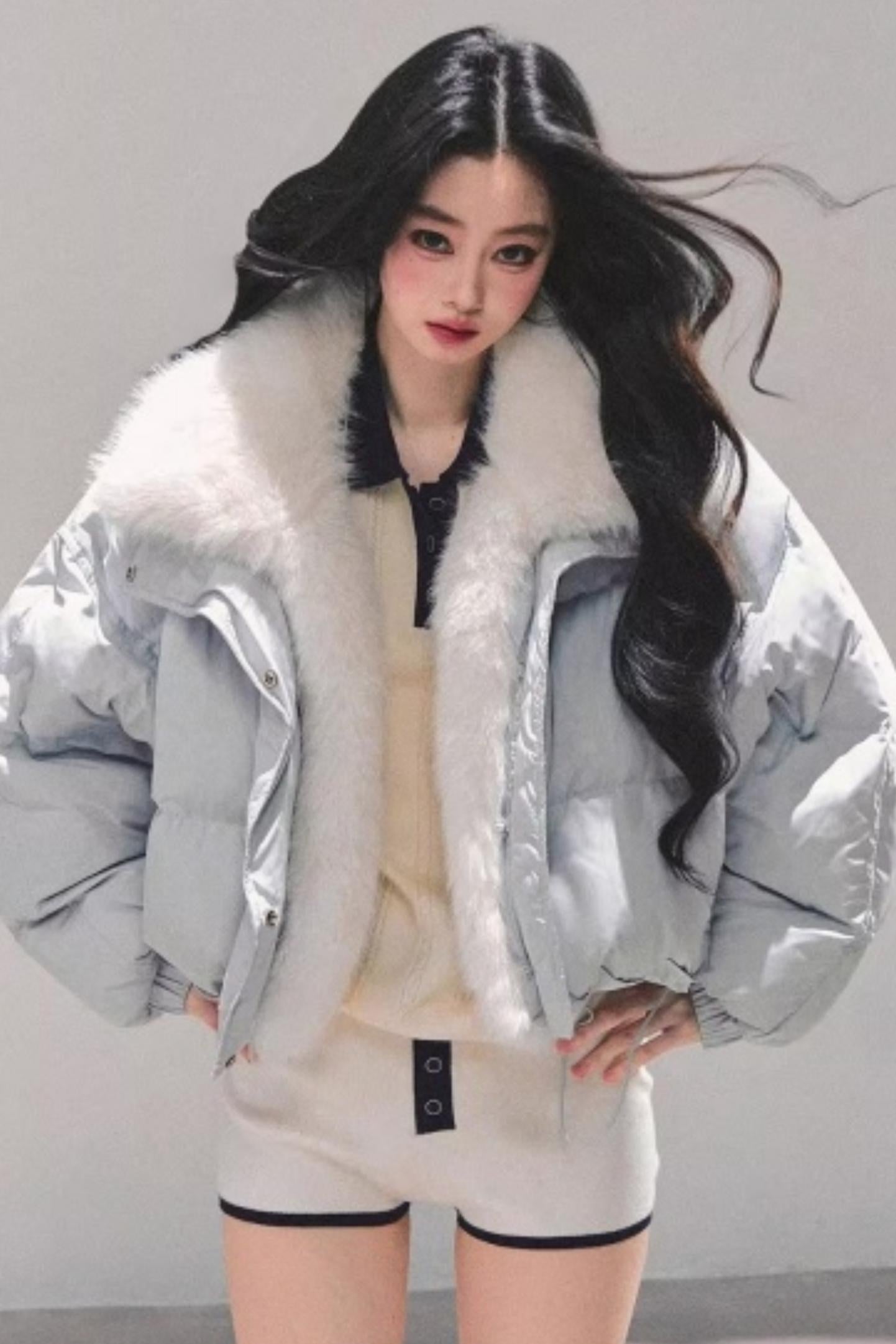 Morning Mist Knitted Suit Set-Up