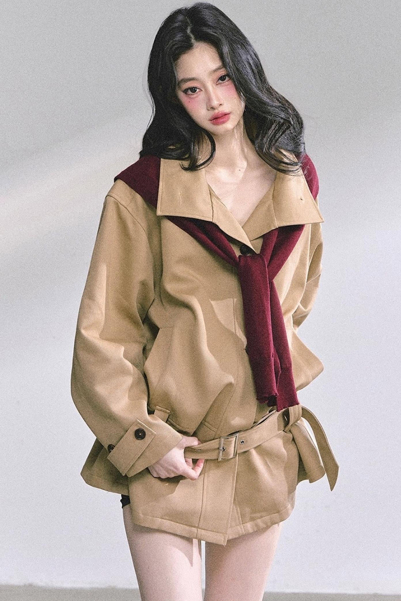 French Style Windbreaker Jacket