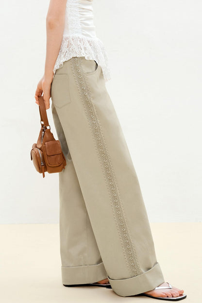 Summer Casual Cotton Drapes Pants