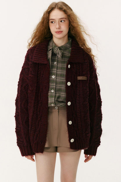 Vintage Cable Knit Sweater