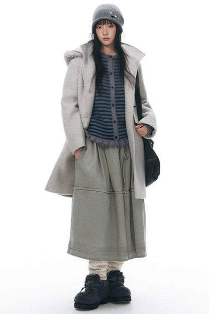 Vintage Striped Sweater Cardigan