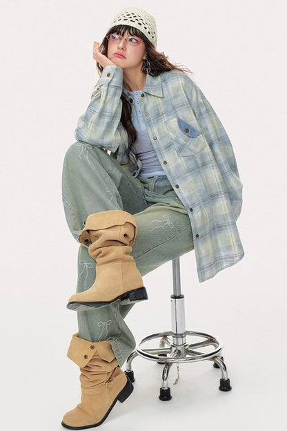 Pink Plaid Classic Shirt