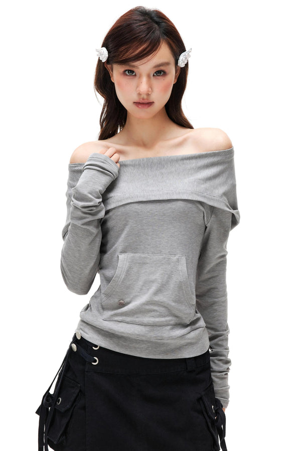 Lyocell Tencel Off-Shoulder Top