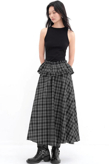 V-Lace Patchwork A-Line Dress