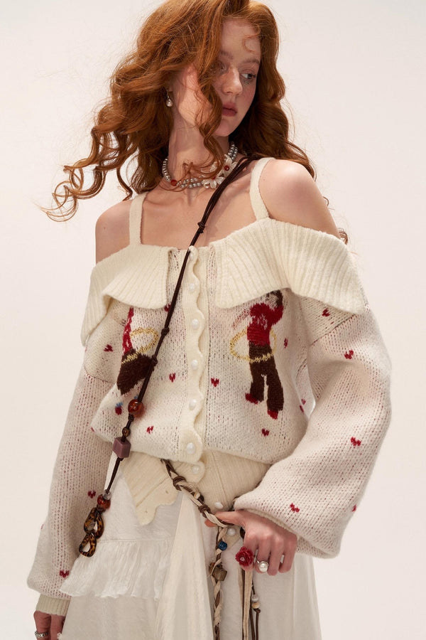 Long-Sleeved Knit Top