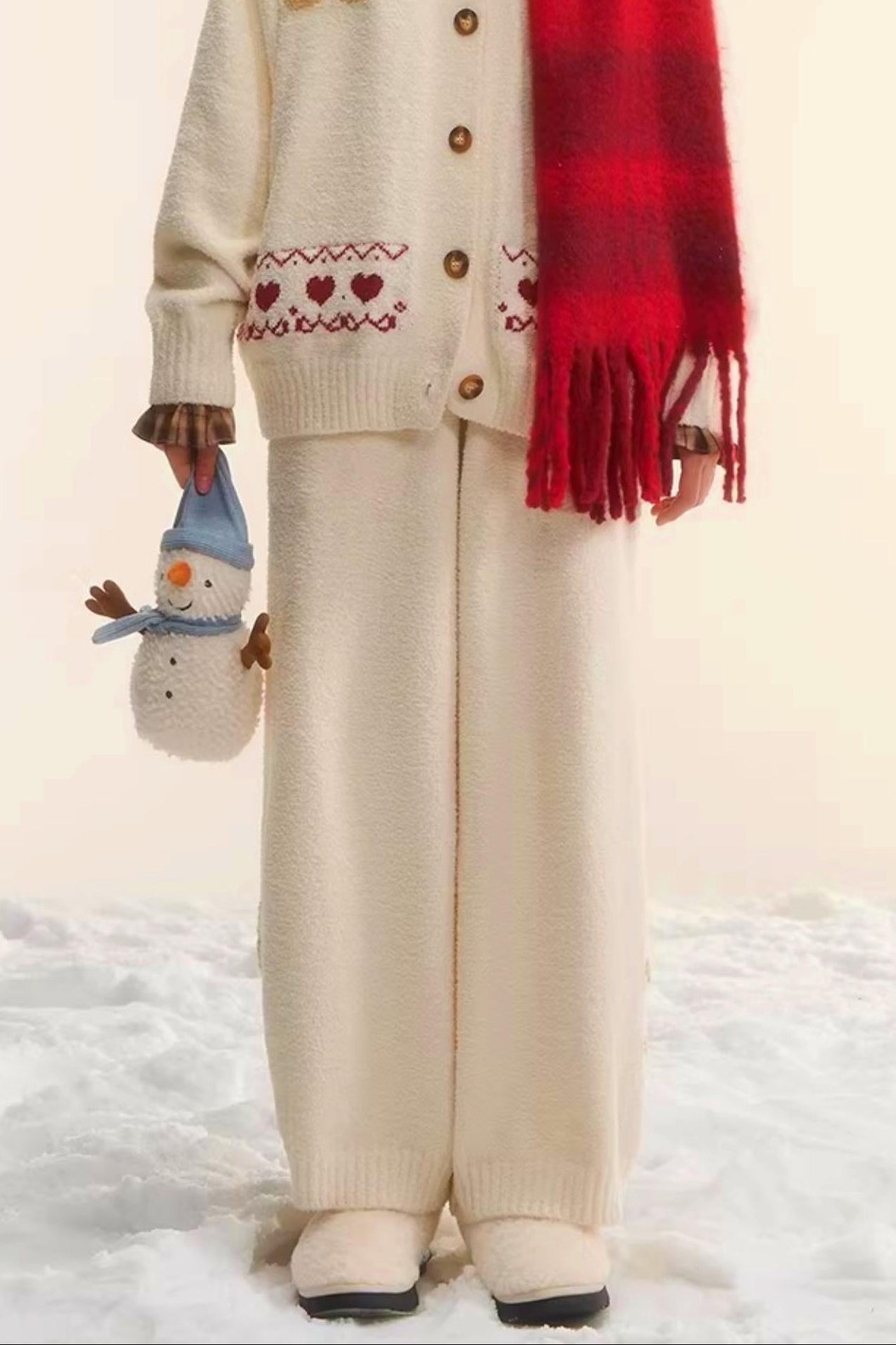 Gingerbread Fair Isle Knit Sweater Set-Up