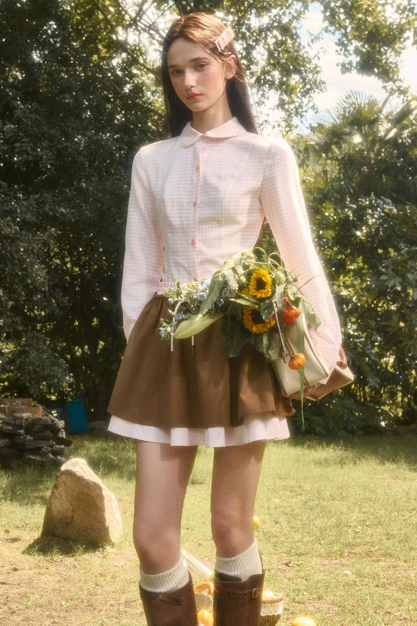 Classic Check Short Skirt