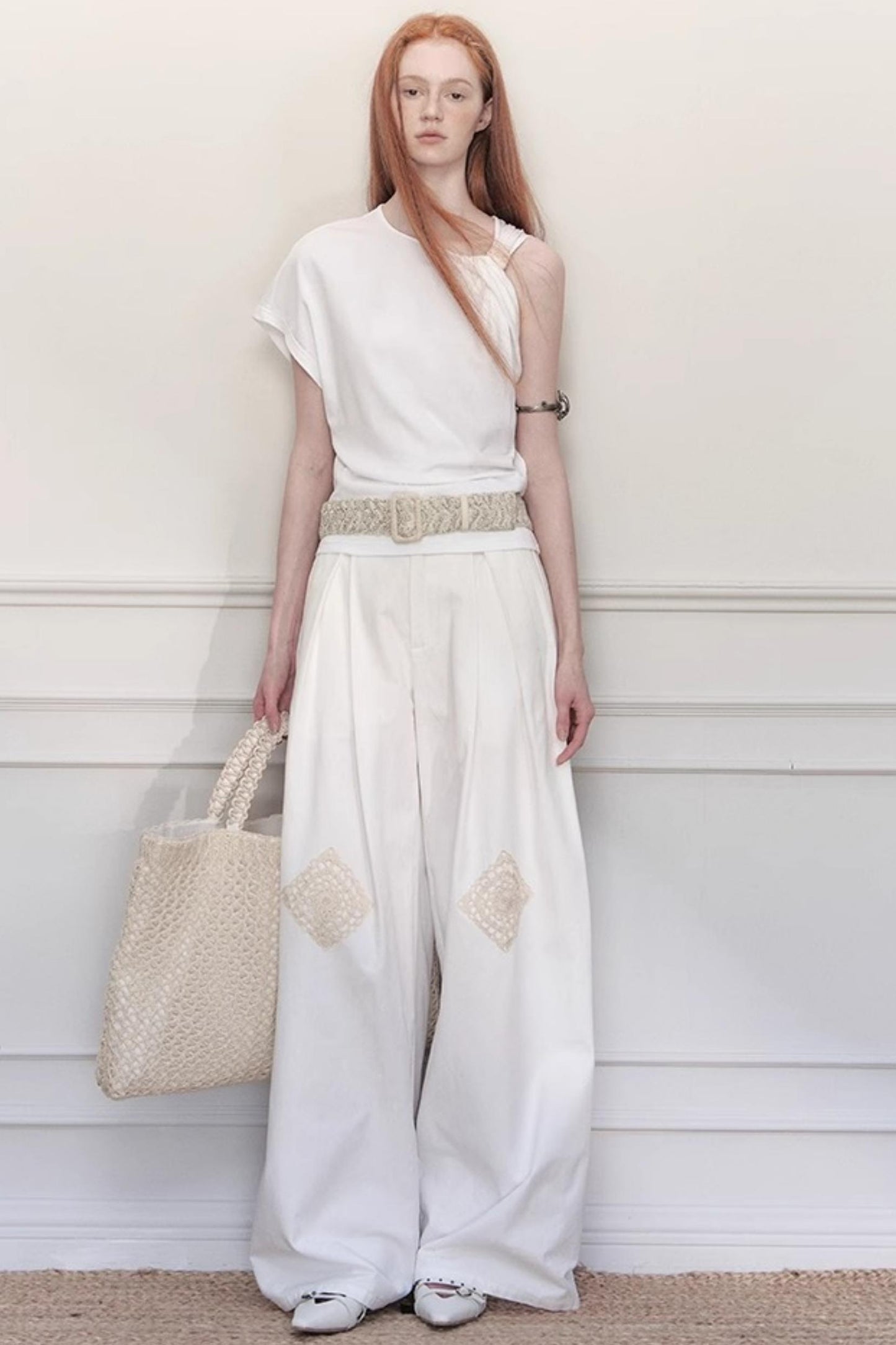 Twisted Cloud Shoulder Tee