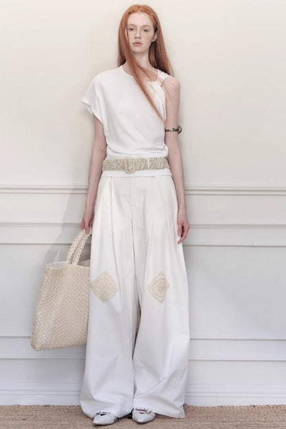 Twisted Cloud Shoulder Tee