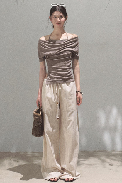 Desert One-Shoulder Top