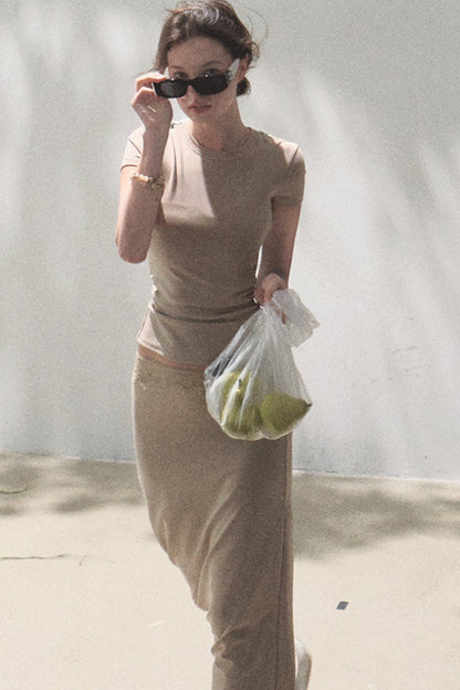 Lace High-Waist Skirt