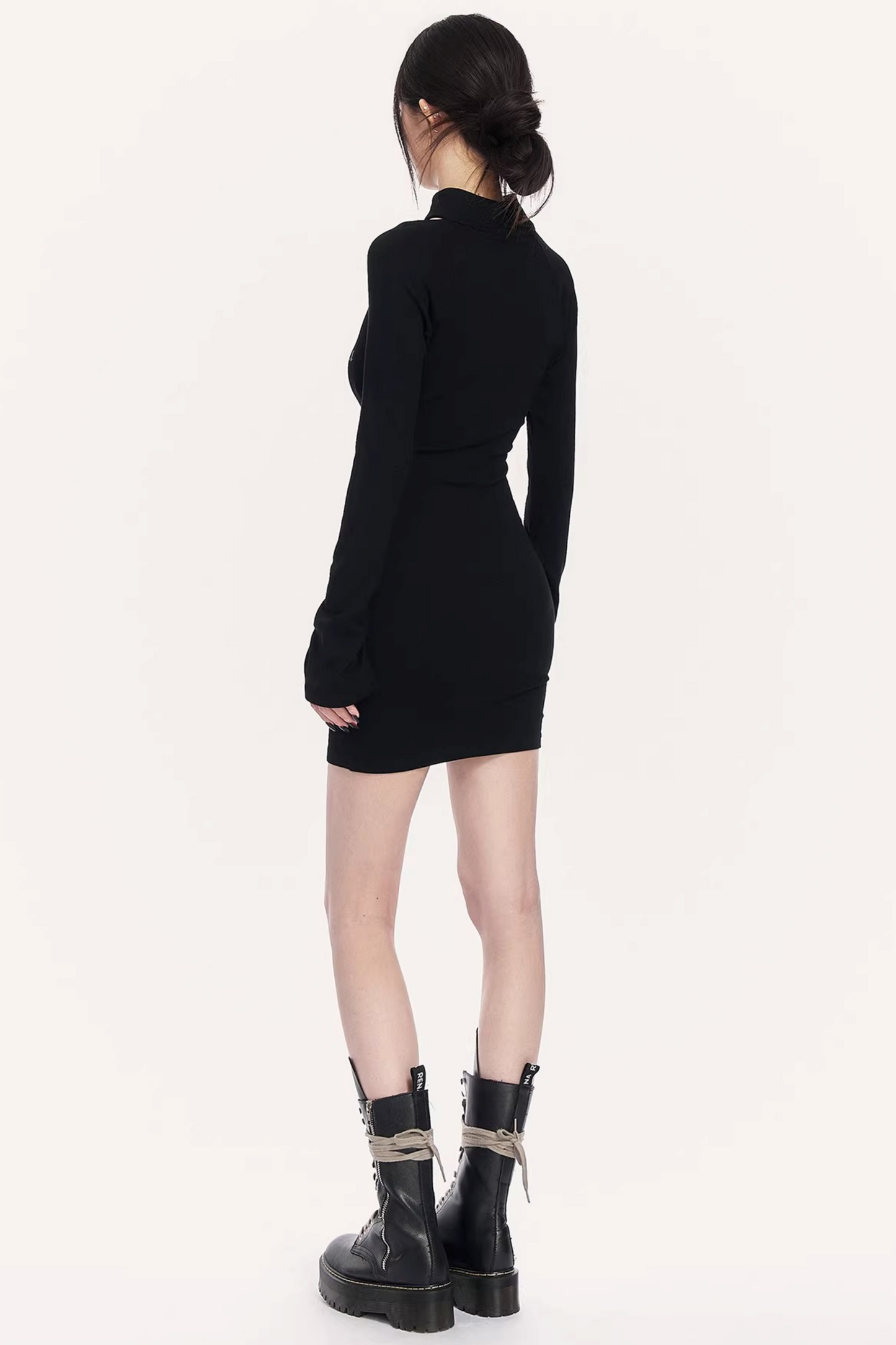 Halter Neck Printed Bodycon Dress