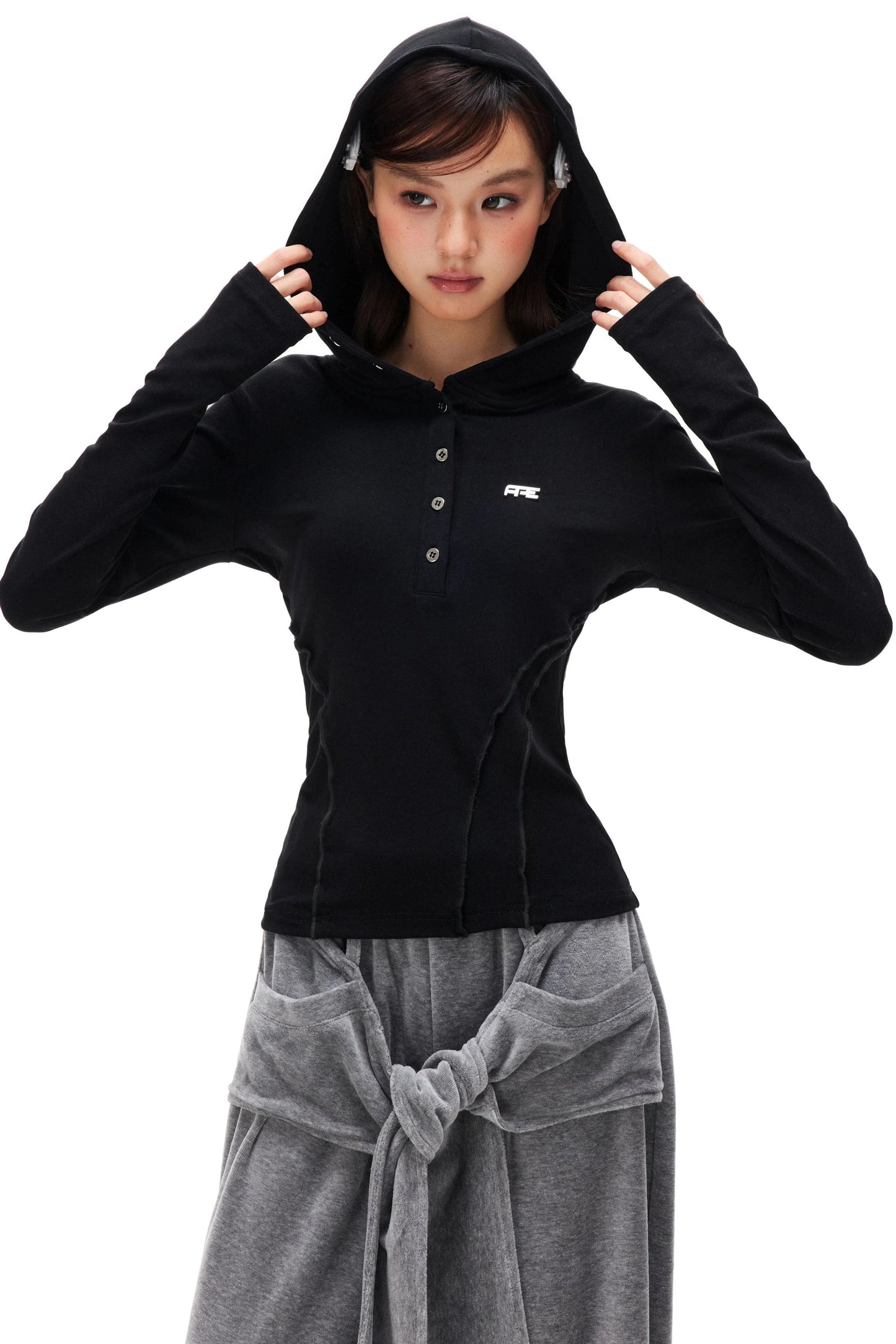 Lyocell Tencel Hooded Top