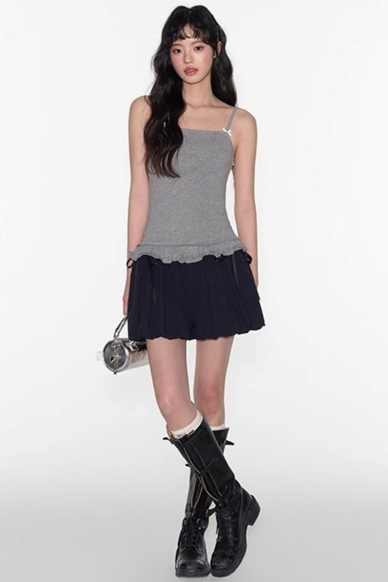 Bloomers Skirts Elastic Tie Bud Shorts Skirt