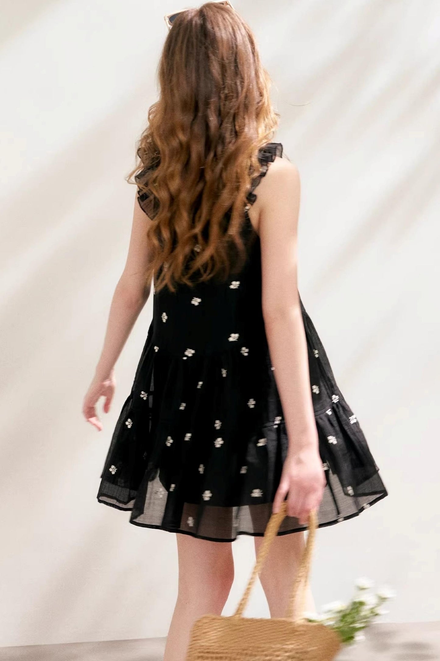 Ruffled A-Line Dress