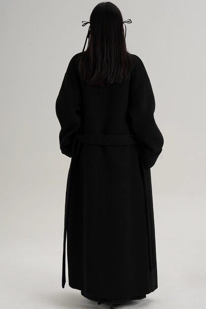 Elegant Wool Lapel Coat