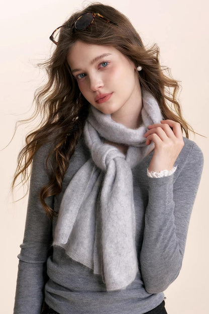 Linen Wool V-Neck Top