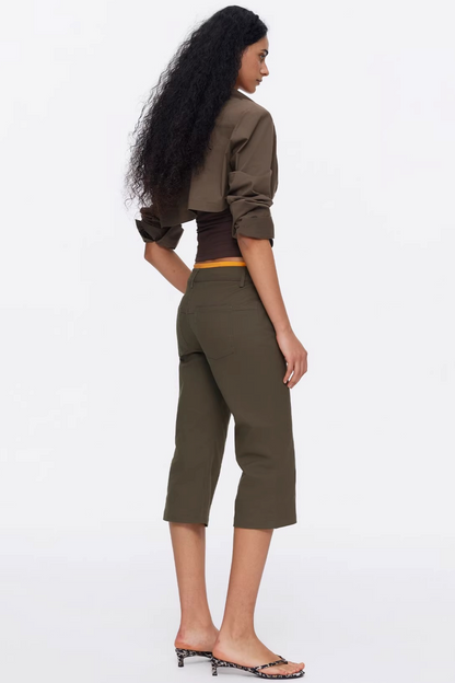 Vintage Exposed Seam Flared Jeans