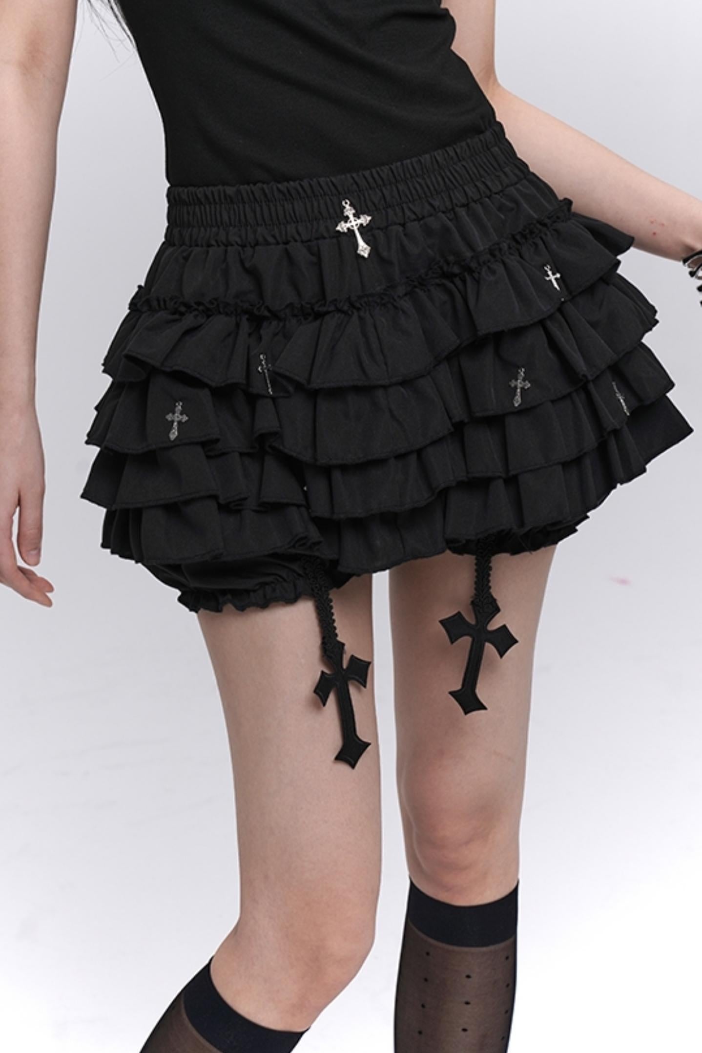 Black Gothic Ghost Skirt